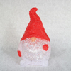 Christmas Decoration Light Battery Powered Acrylic Light Santa Figurine