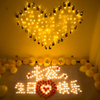 USB 50LED Warm White Outdoor Christmas Photo Clip Curtain String Light Holder