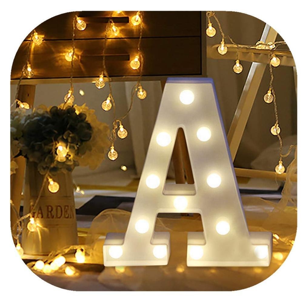 Window Decoration Atmosphere Creating LED Marquee Letter Light