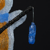 Acrylic bear with fishing rod