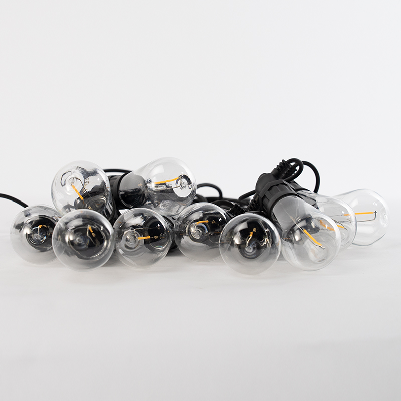 Connectable Rubberplastic Line Filament Bulb Light Chain