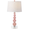 Home Indoor Use Cozy Nordic Post-modern Decorative Stylish Pink Glass Crystal LED Table Lamp