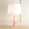 Home Indoor Use Cozy Nordic Post-modern Decorative Stylish Pink Glass Crystal LED Table Lamp
