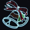 Christmas Xmas Double Bell Rope Light Motif Street Rope