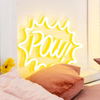 Acrylic DIY LED Christmas Decorative Advertising Brightness Flash Neon Light Sign