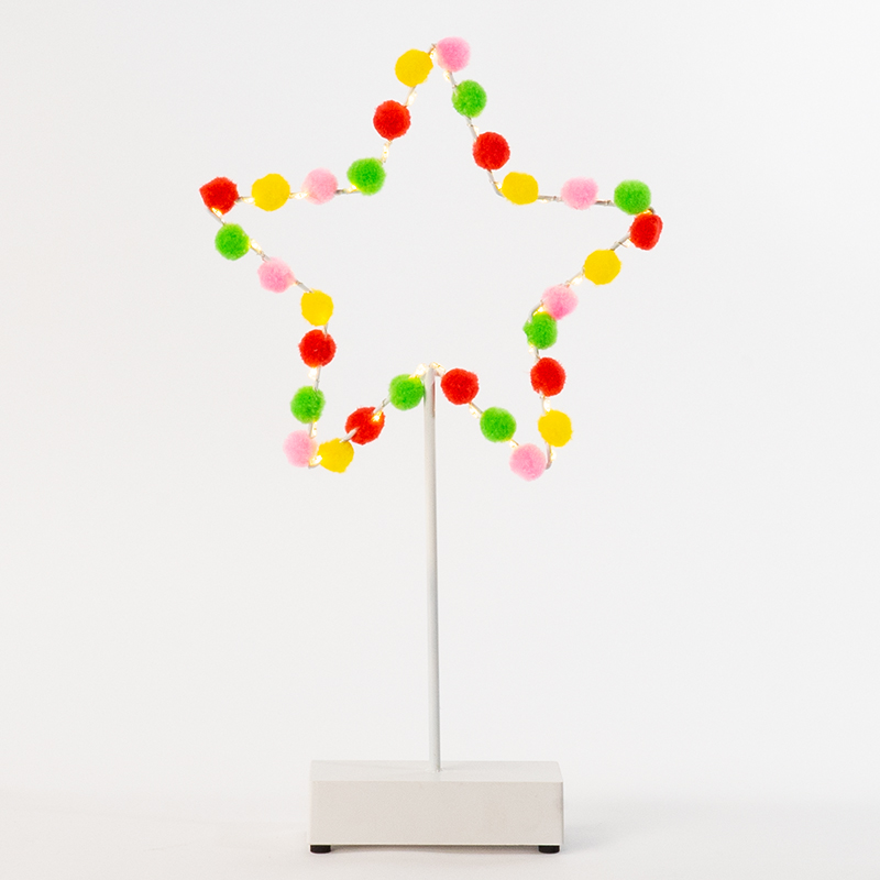 Star Table Light with Color Ball