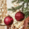 2020 New Design Hanging Christmas Ornaments Plastic Christmas Ball 