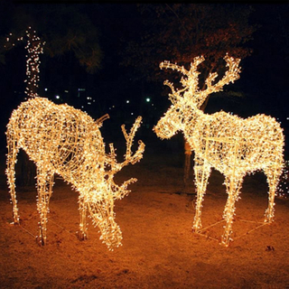 High Quality Christmas Decoration Animal Reindeer Led Street Motif Light