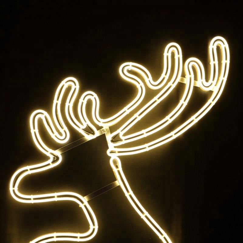 Evermore 2D Neon Light With Deer Modeling