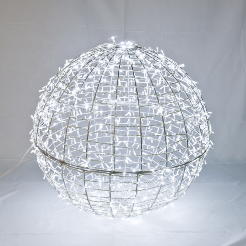 Evermore High Quality Aluminum Frame Christmas Decoration Led Ball Motif Light 
