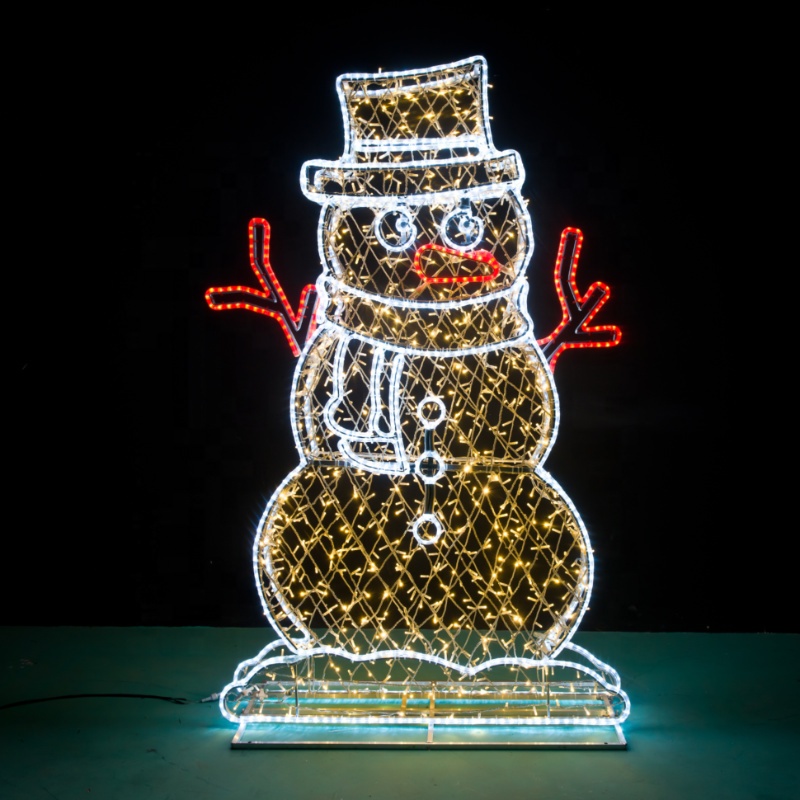 Evermore Outdoor Christmas Decoration LED Snowman Motif Light