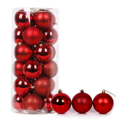 2020 New Design Hanging Christmas Ornaments Plastic Christmas Ball 