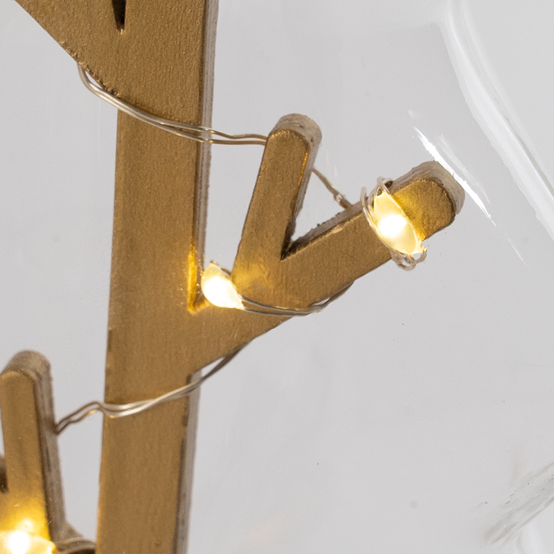 Transparent Christmas Tree Table Light