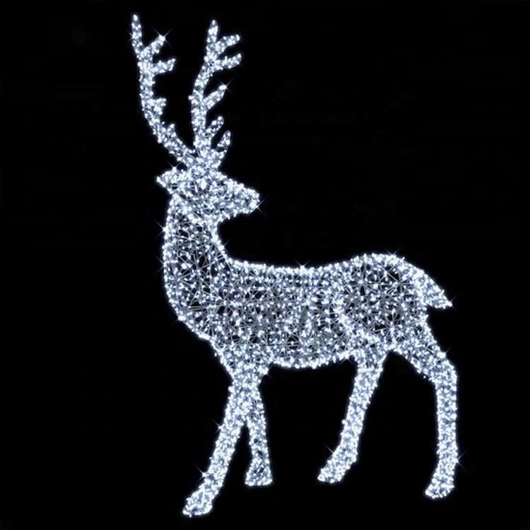 Outdoor Christmas Deer Decoration With Lights Evermore Lighting