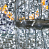 Evermore High Quality Aluminum Frame Christmas Decoration Led Ball Motif Light 
