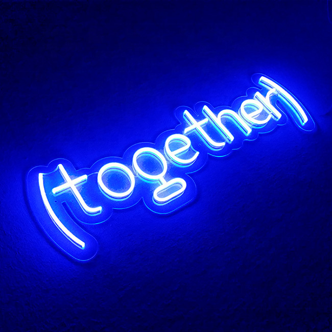 Outdoor Indoor DIY LED Christmas Decorative Advertising LED Neon Sign